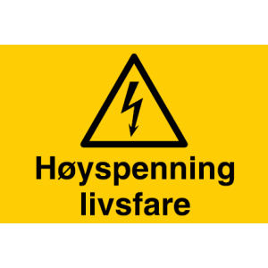 Høyspenning livsfare 1